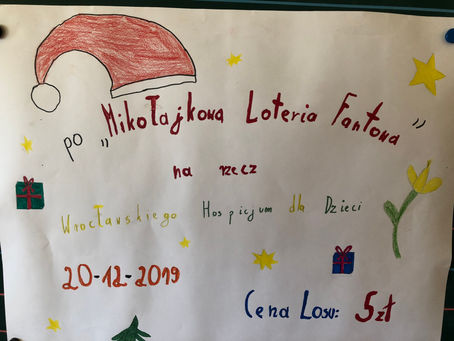 „MIKOŁAJKOWA  LOTERIA  FANTOWA” NA RZECZ  FUNDACJI WROCŁAWSKIEGO HOSPICJUM DLA DZIECI
