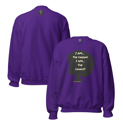 Tシャツ・カットソー +AMBLER+ We Ambler Embroidered Sweatshirt Purple AMM1218 f910f7f12d1329b9bd0befe6d465af