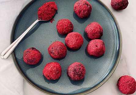 Himbeer Kakao Energyballs