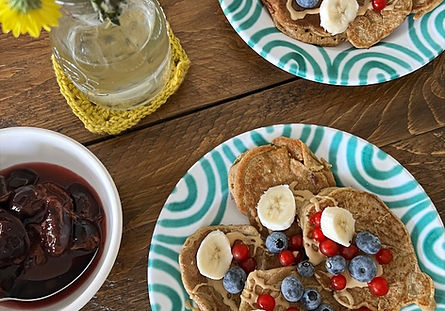 Hafer-Pancakes - ohne Zucker