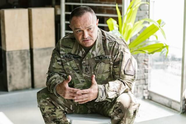 veteran or army uniform