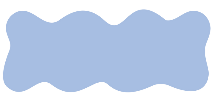 Light blue organic shape used in therapy website design to create a peaceful, welcoming feel