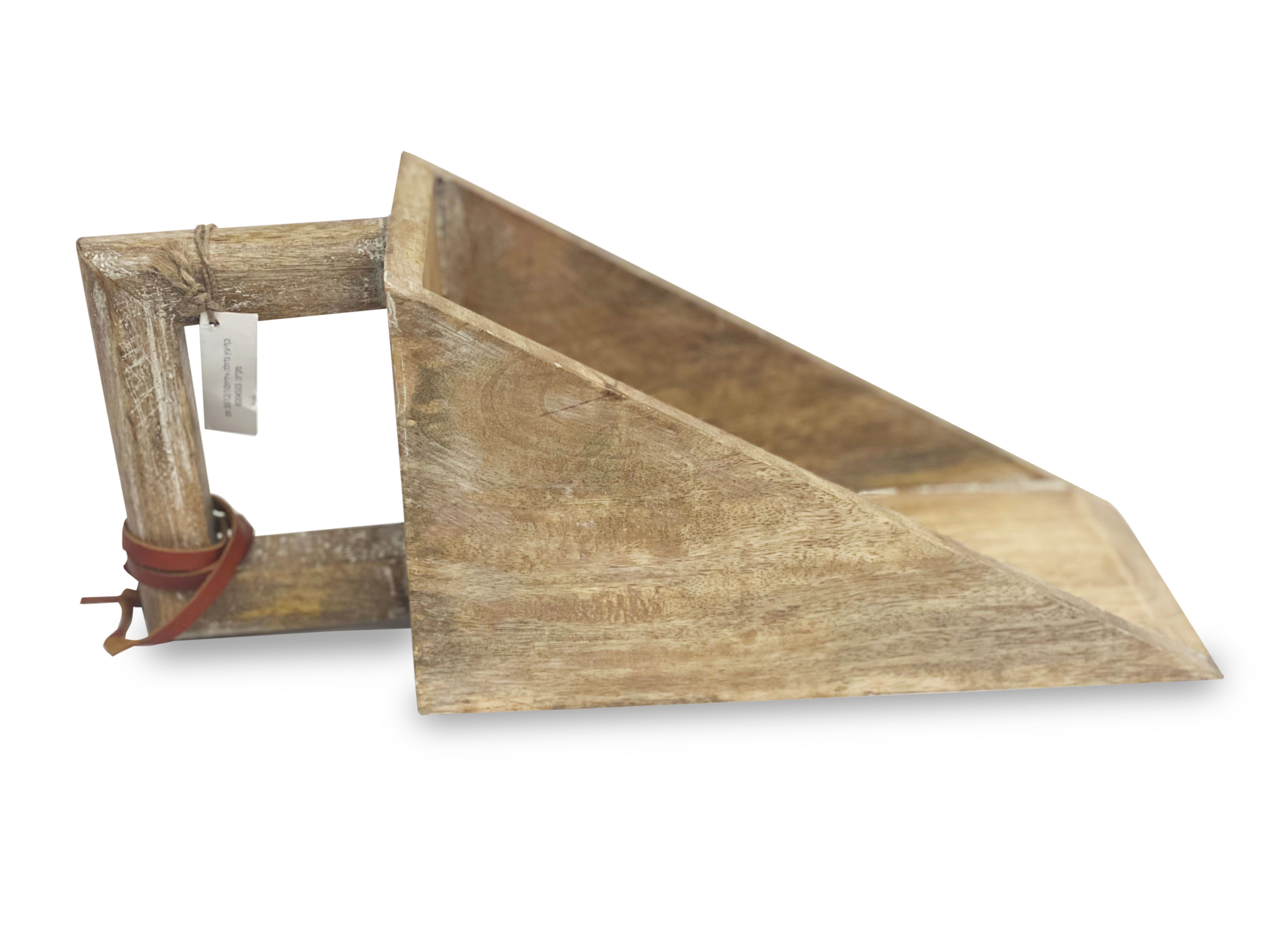 כף עץ גדולה +ידית