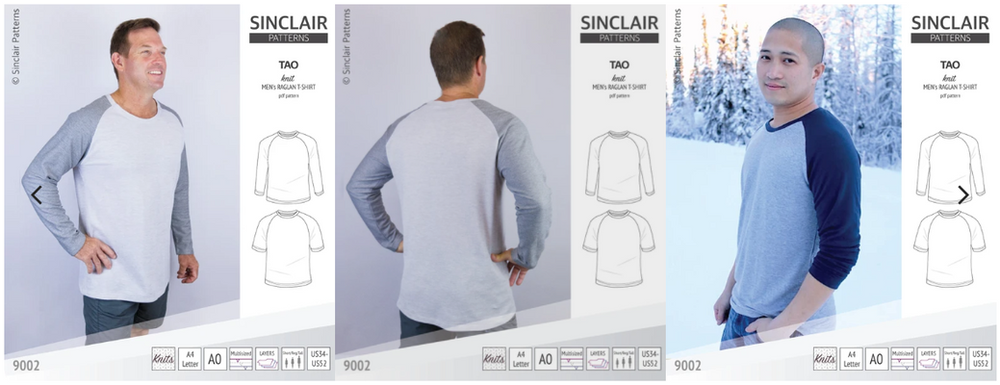 Une sélection de patrons de t-shirts pour homme