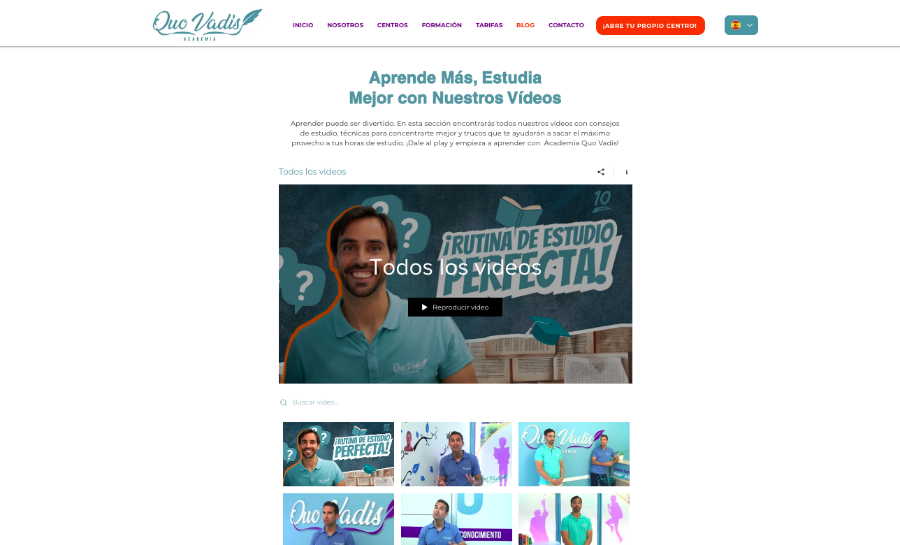 web academia quo vadis videos