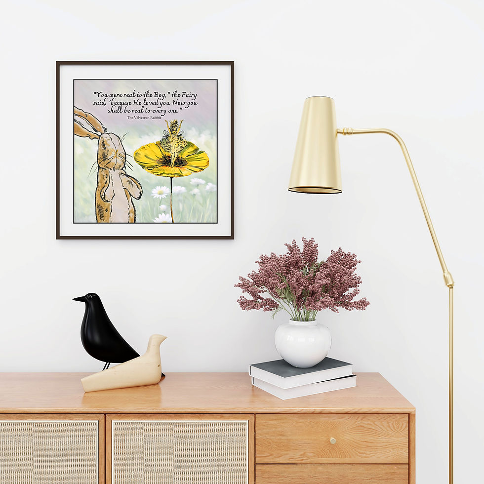 The Velveteen Rabbit - #2 Quote Art