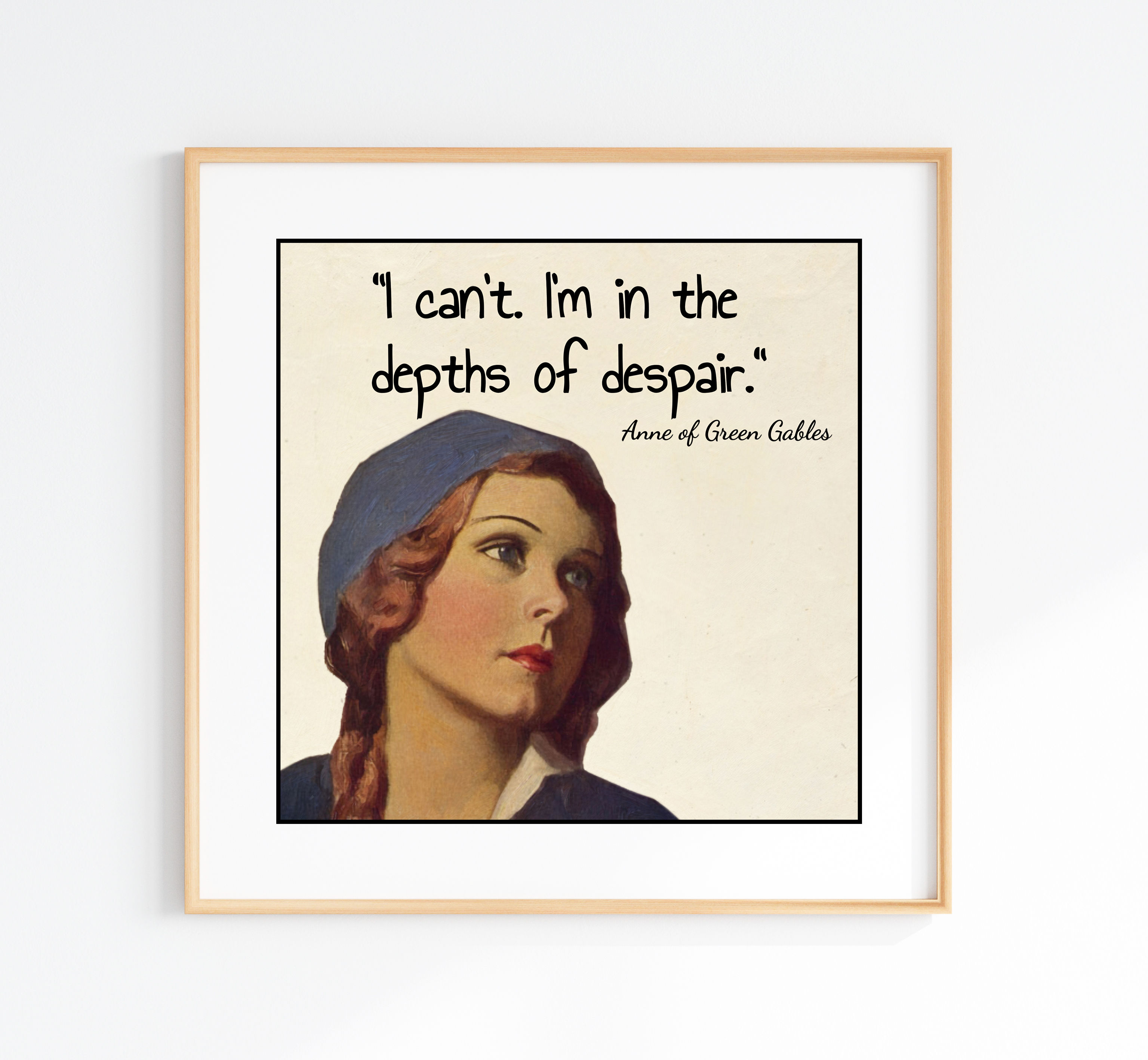 Anne of Green Gables Quote Wall Art