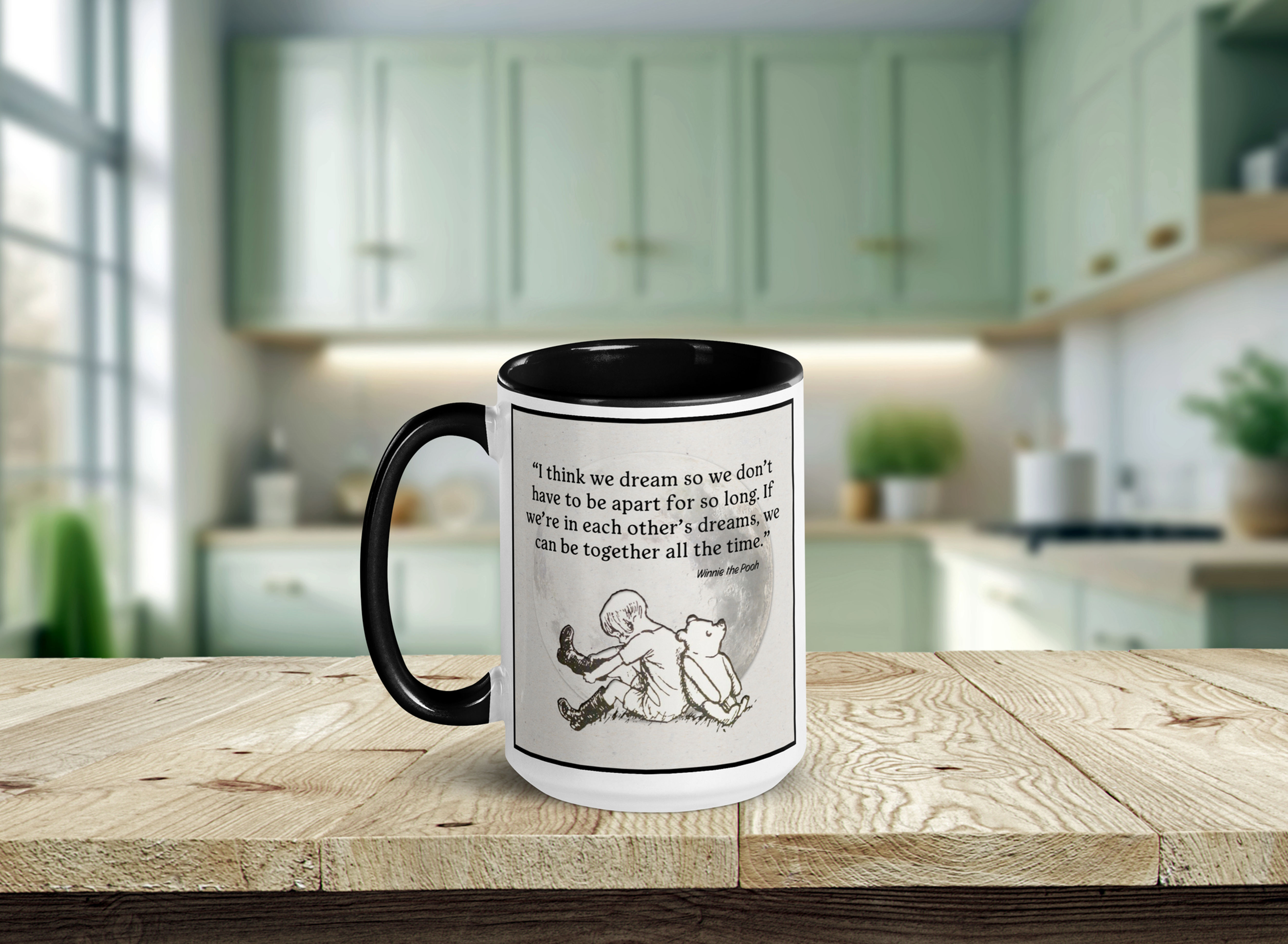 Winnie the Pooh Quote Coffee Mug - A. A. Milne Friendship Gift