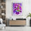 Thumbnail: Purple Iris Flower Photograph: Floral Wall Art Print