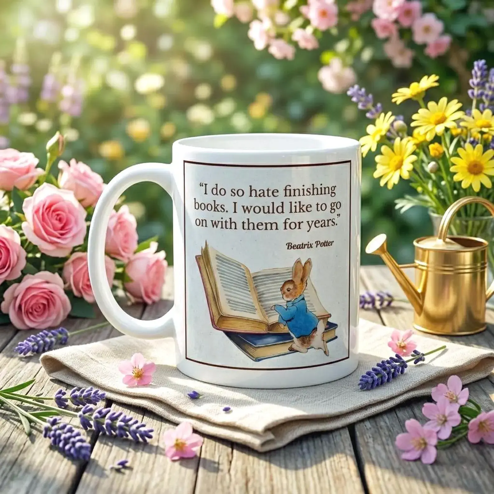 Beatrix Potter Peter Rabbit Quote Mug