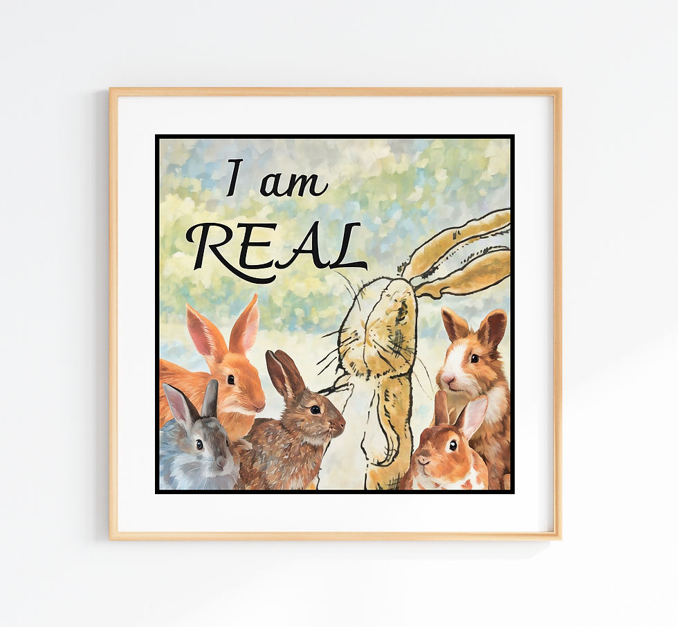 The Velveteen Rabbit Quote Art