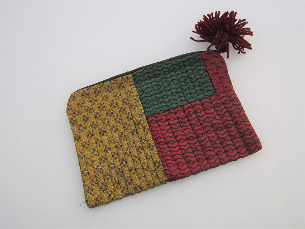 Thumbnail: Quilted zip pouch