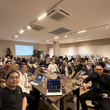 Group discussion at The Stage: Opportunity in Being Human in Age of AI, an SQ Collective event.