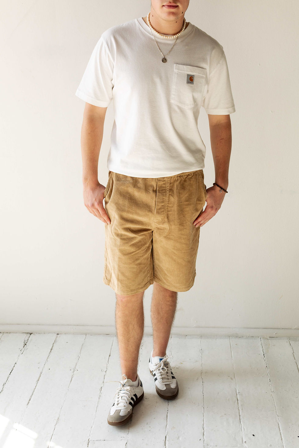Corduroy shorts