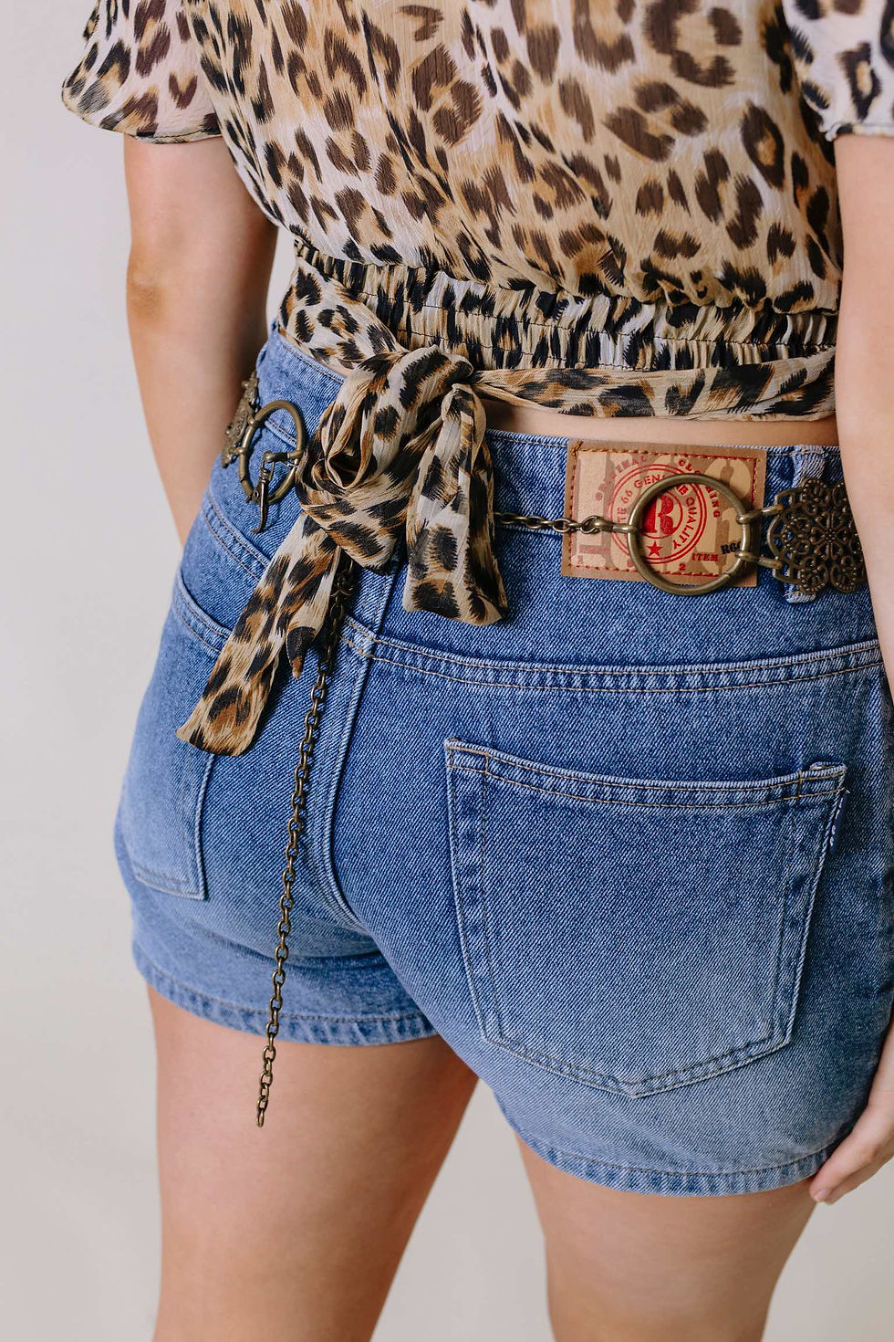 Thumbnail: Leopard print wrap top