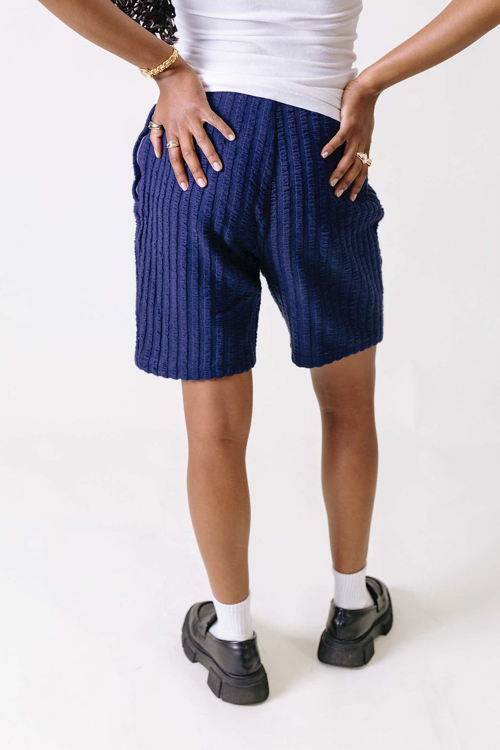 Thumbnail: Navy bermuda shorts