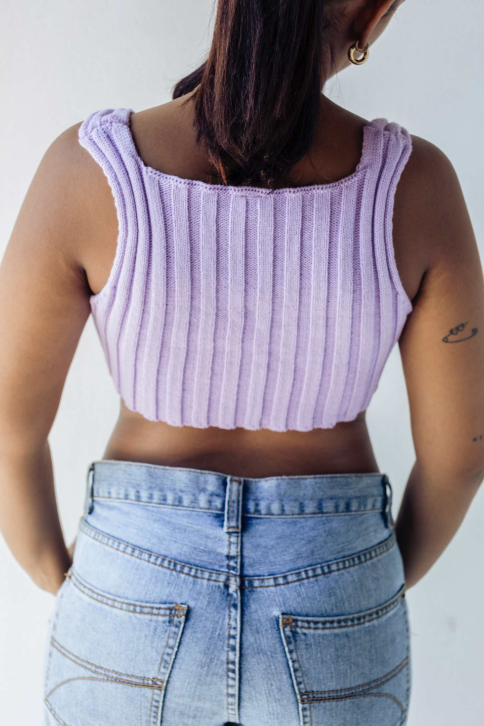 Thumbnail: Lilac knitted top
