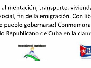 Conmemora XVII aniversario de su fundación el Partido Republicano de Cuba.