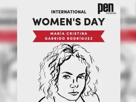 PEN Internacional escoge a MarÃa Cristina Garrido RodrÃguez como su imagen del 8M