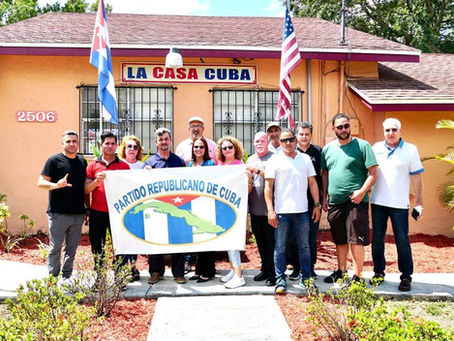 20 de mayo, Caravana y fundación de Filial en Tampa del Partido Republicano de Cuba