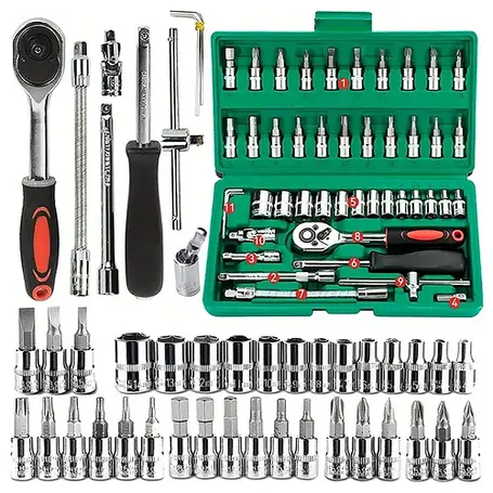 Shop 46-Piece Drive Socket Tool Set