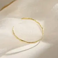 Irregular Open Cuff Bracelet