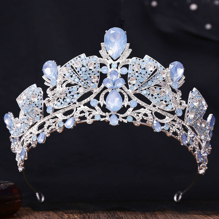 Baroque Vintage Gold Color Butterfly Pink Crystal Bridal