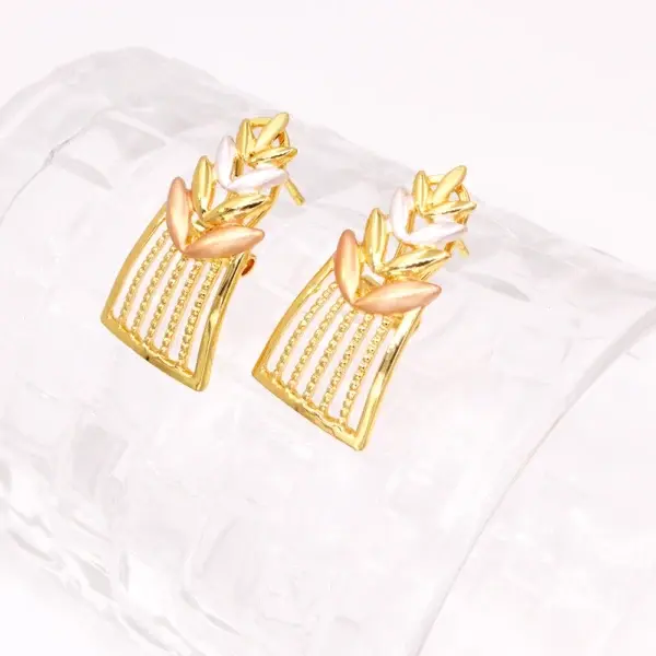 GZJPEI Dubai Big Jewelry Set Statement Necklace Earrings Bracelet Ring