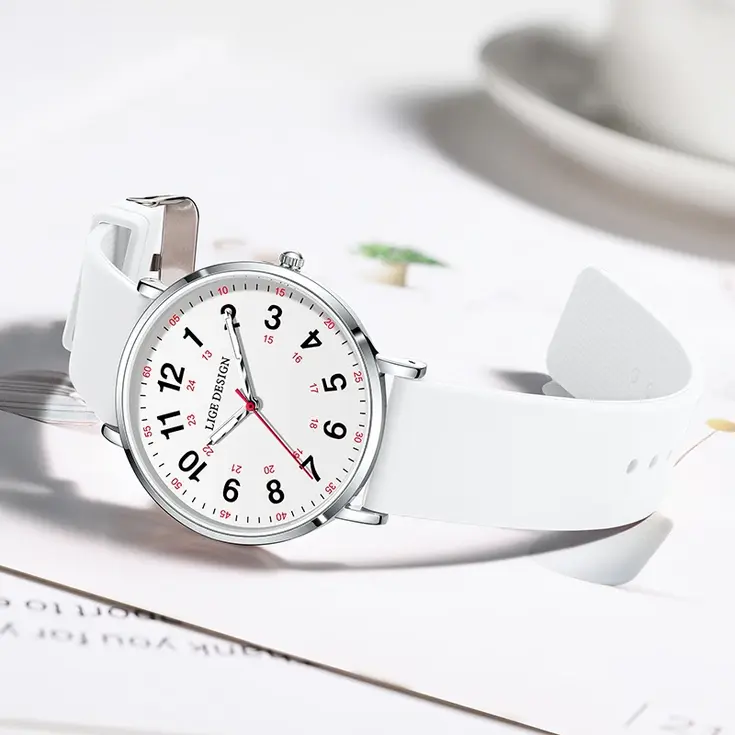 LIGE Candy Color Quartz Women Watch