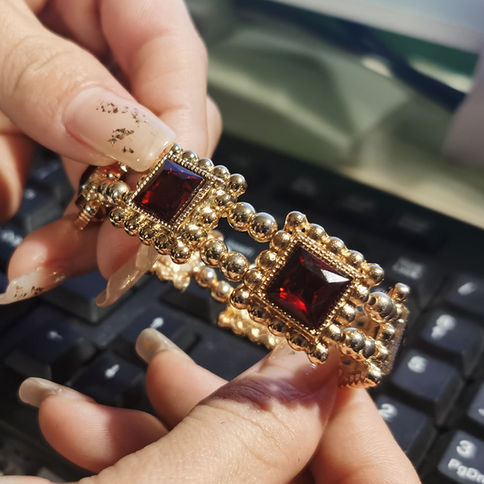 Red Ruby Chains Necklace