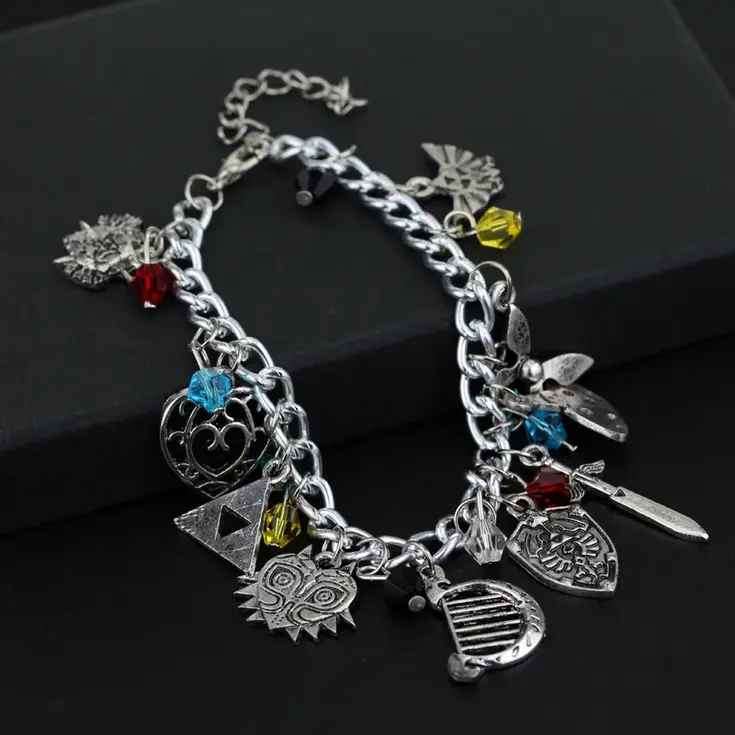 Zelda Master Sword Charm Bracelet
