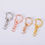 Thumbnail: 10pcs C Buckle Swivel Clasp Keyring 8 Shape Keychain Sleutelhanger Ring Metal H