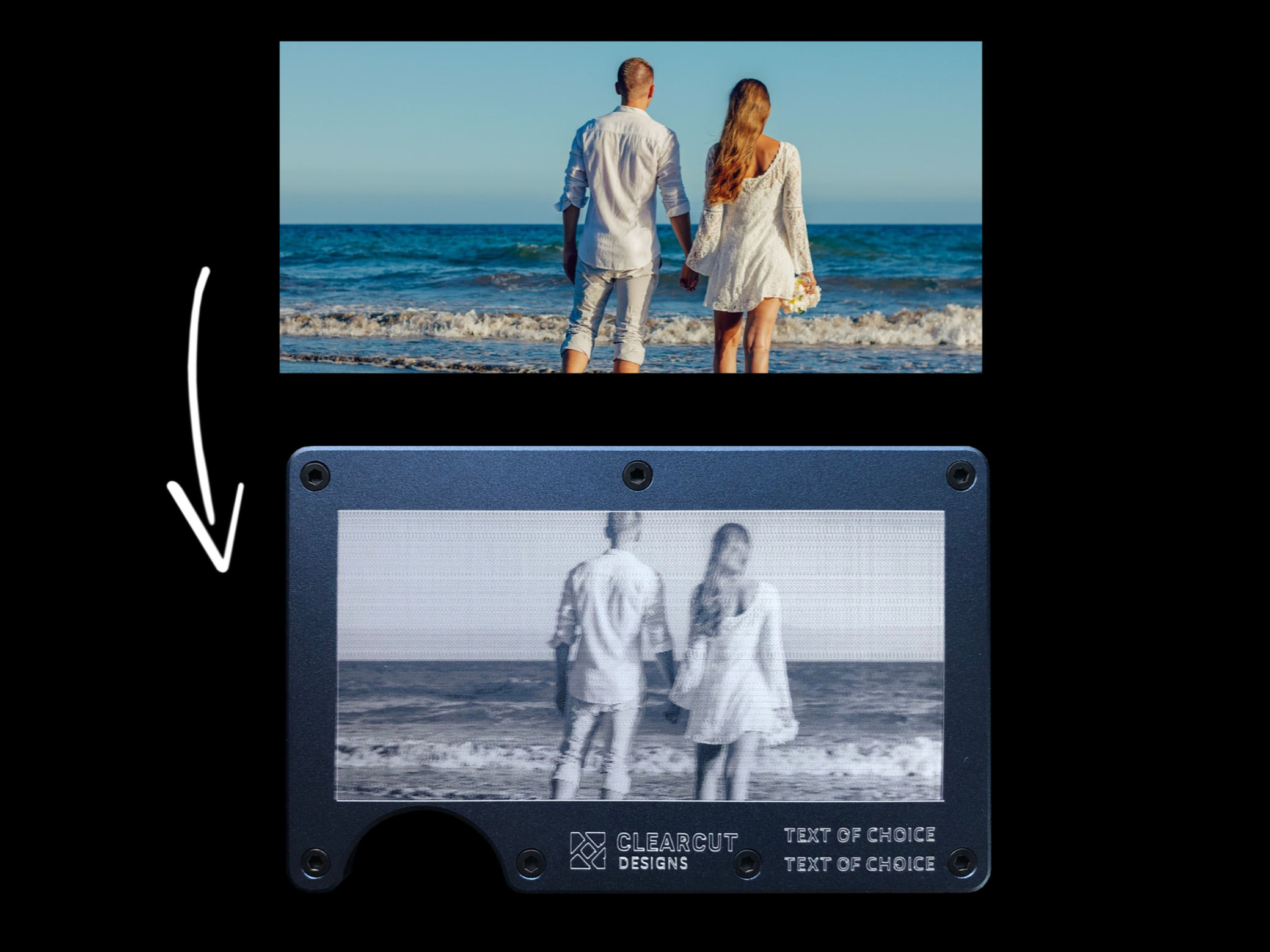 Image Engraved Card Holder