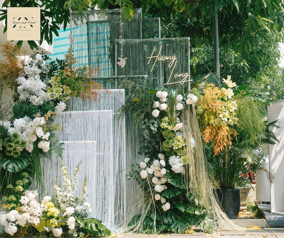 trang trí sự kiện