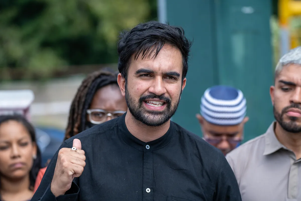 Candidate Zohran Mamdani.