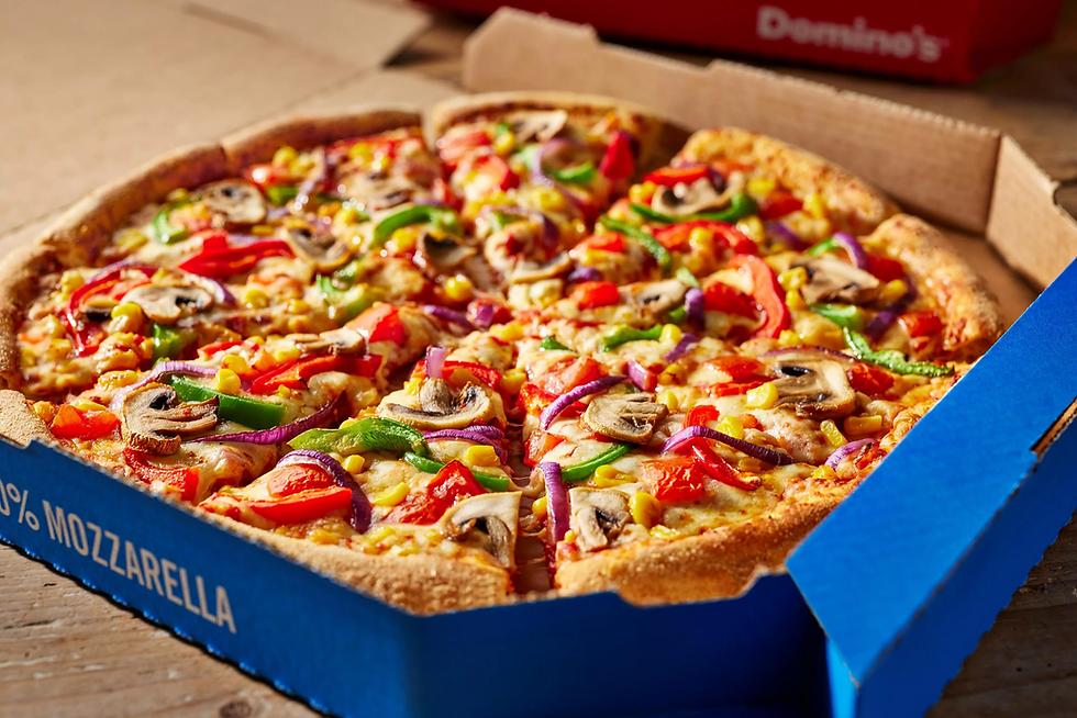 A Domino's pizza pie, per Domino's website.