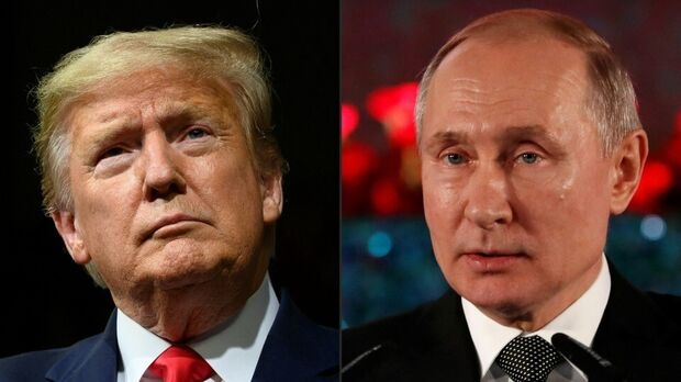 President Donald Trump (left) and Russian President Vladimir Putin (right).