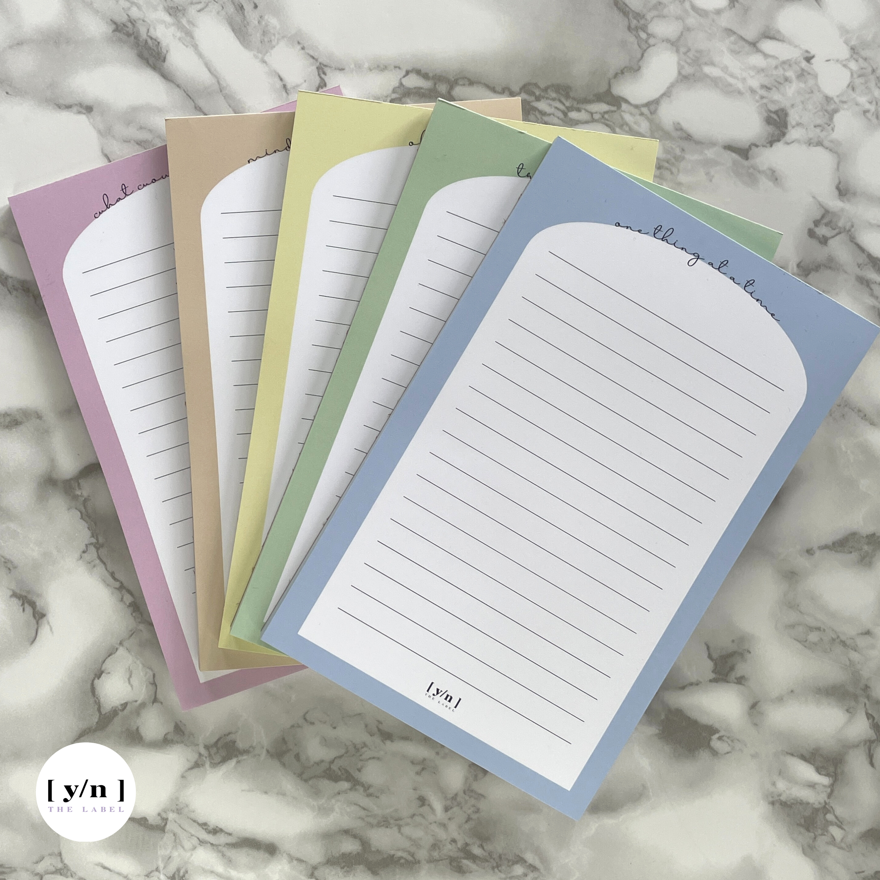 Pastel To Do List Notepads, 5.5 x 8.5 Productivity & Organization Memo Pad