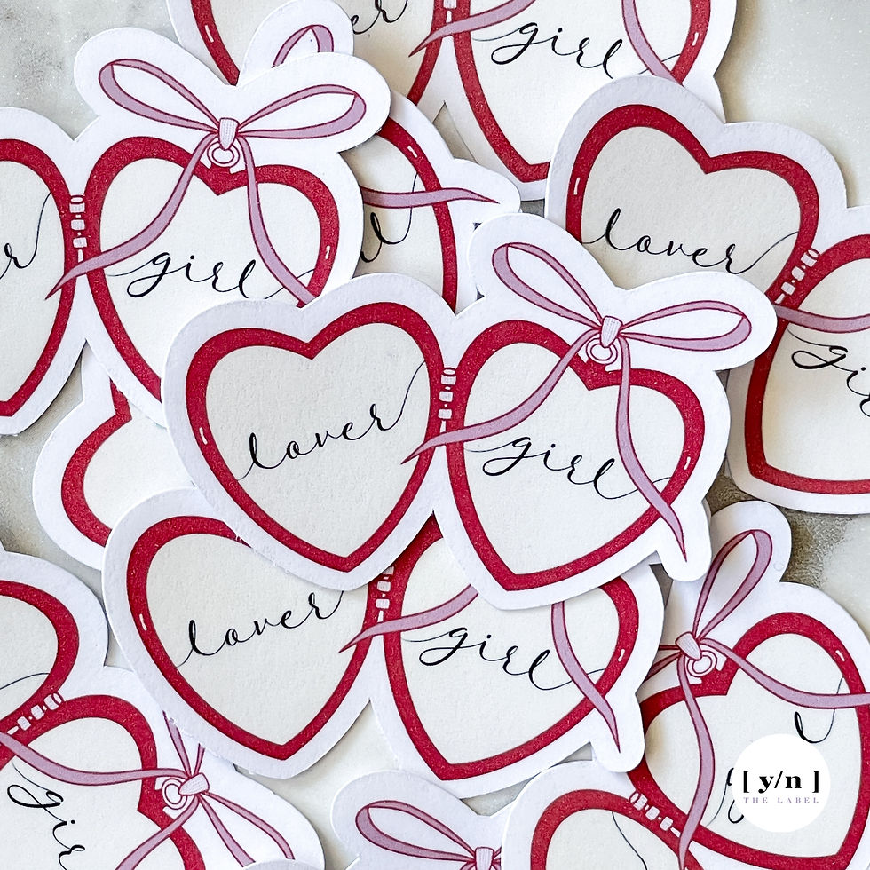 Thumbnail: Lover Girl Heart Locket Stickers | Pinterest Stickers | Coquette Bow Aesthetic
