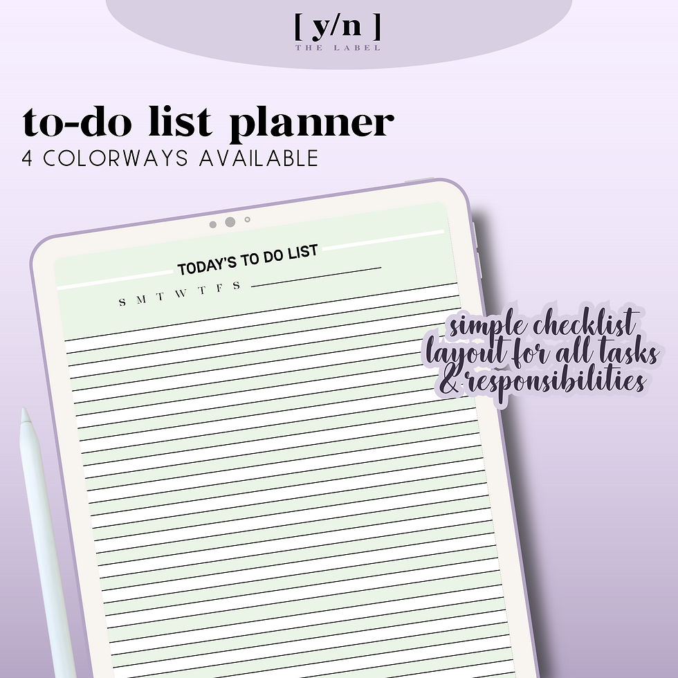 Thumbnail: CLAIR | Daily To-Do List Spread | A4 & Letter Sizes