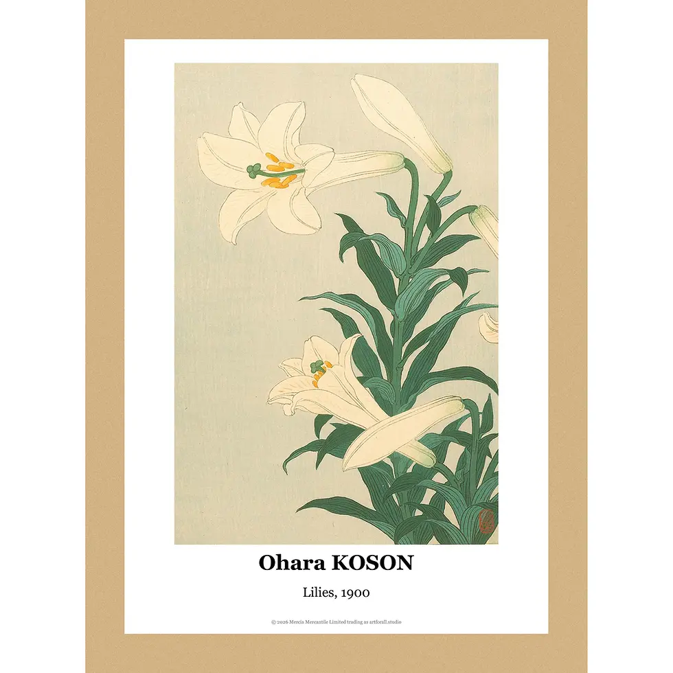Fragrant white lilies with vibrant foilage