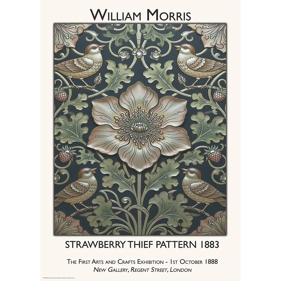 Thumbnail: Ai Morris Strawberry Thief pattern