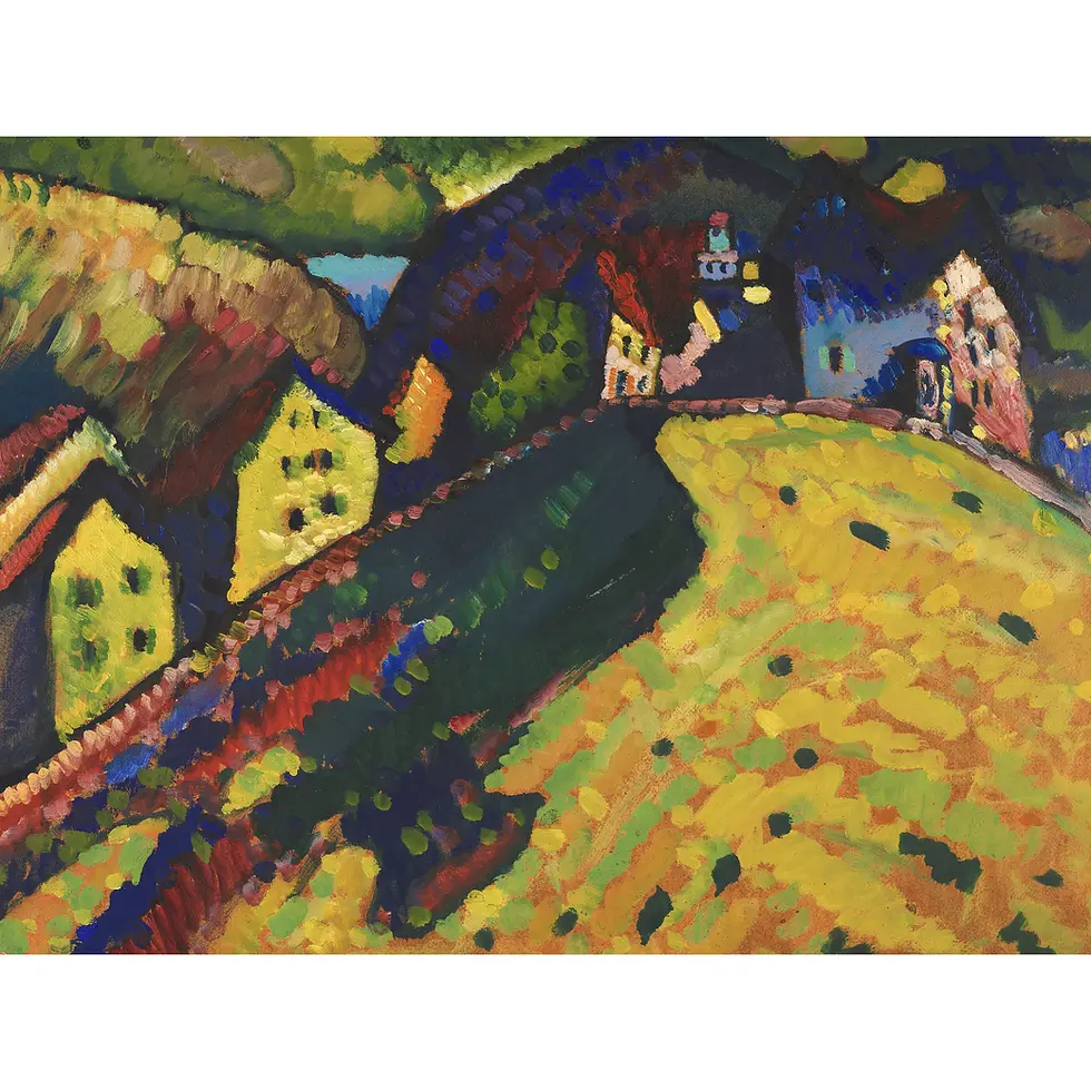 Thumbnail: Row of houses in Murnau with vibrant, non-naturalistic colours.