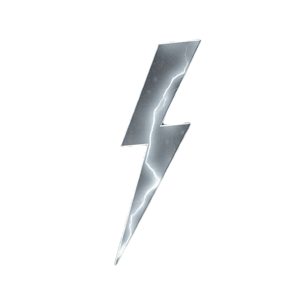 SILVER 3D LIGHTNING BOLT NO BACKGROUND.png