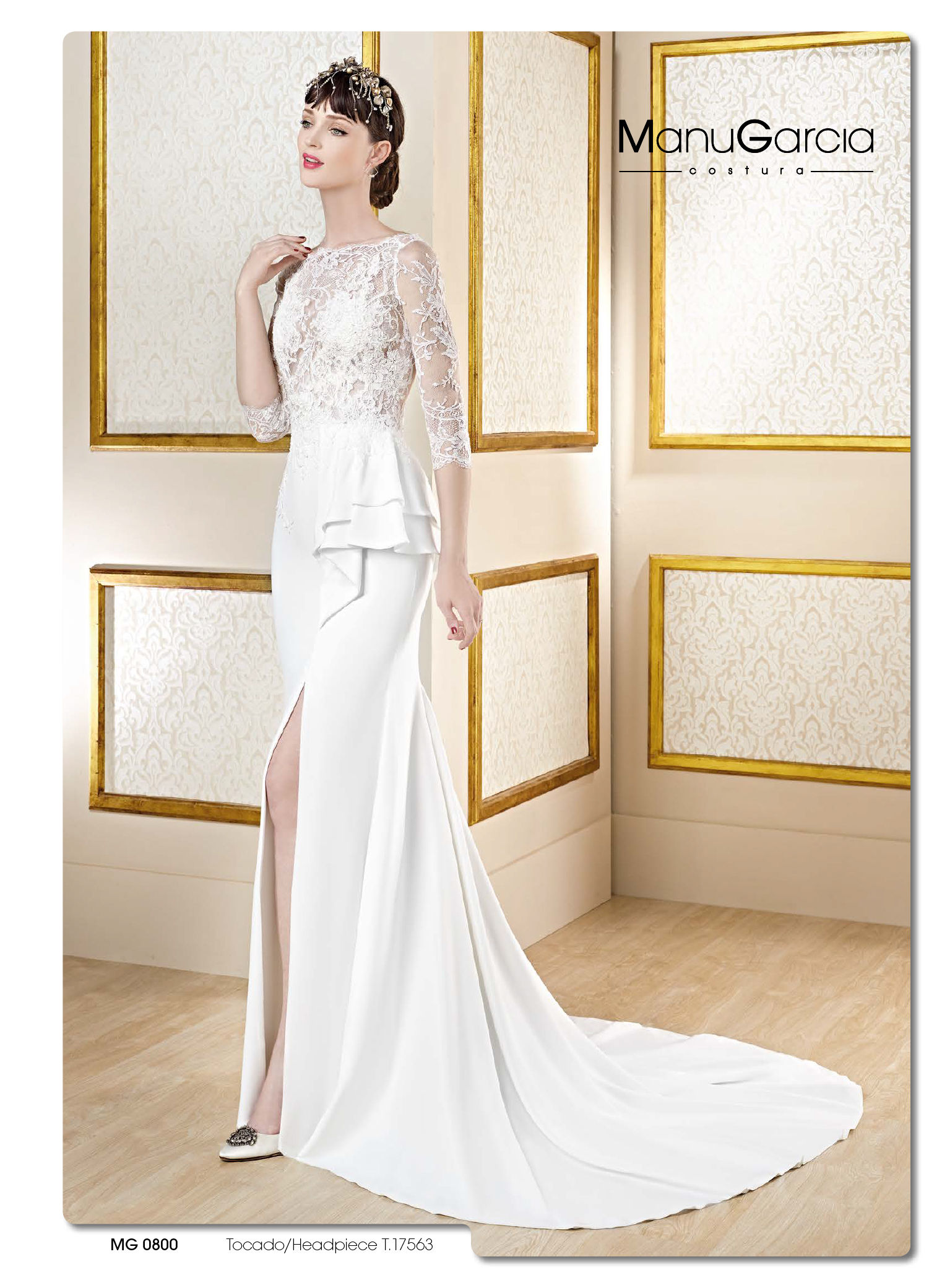 MG0800 - Vestido de Novia- ManuGarcia