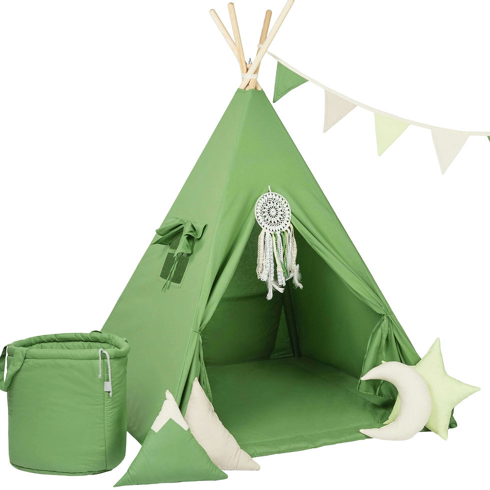 Thumbnail: Hanging Cocoon Swing - Green Forest