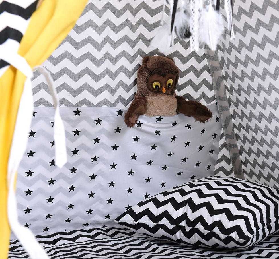 Thumbnail: Kids Teepee Set Sunny Zigzag