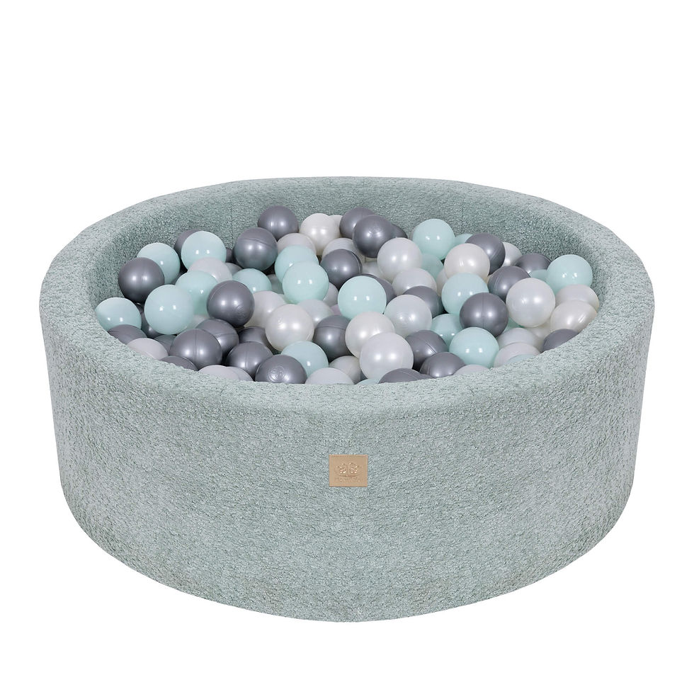 Thumbnail: MeowBaby® Boucle Ball Pit + 250 Balls | Boucle Ball Pit