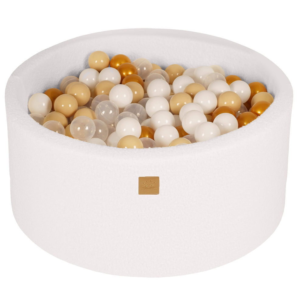 Thumbnail: white boucle ball pit | boucle ball pit | white boucle ball pit + balls |