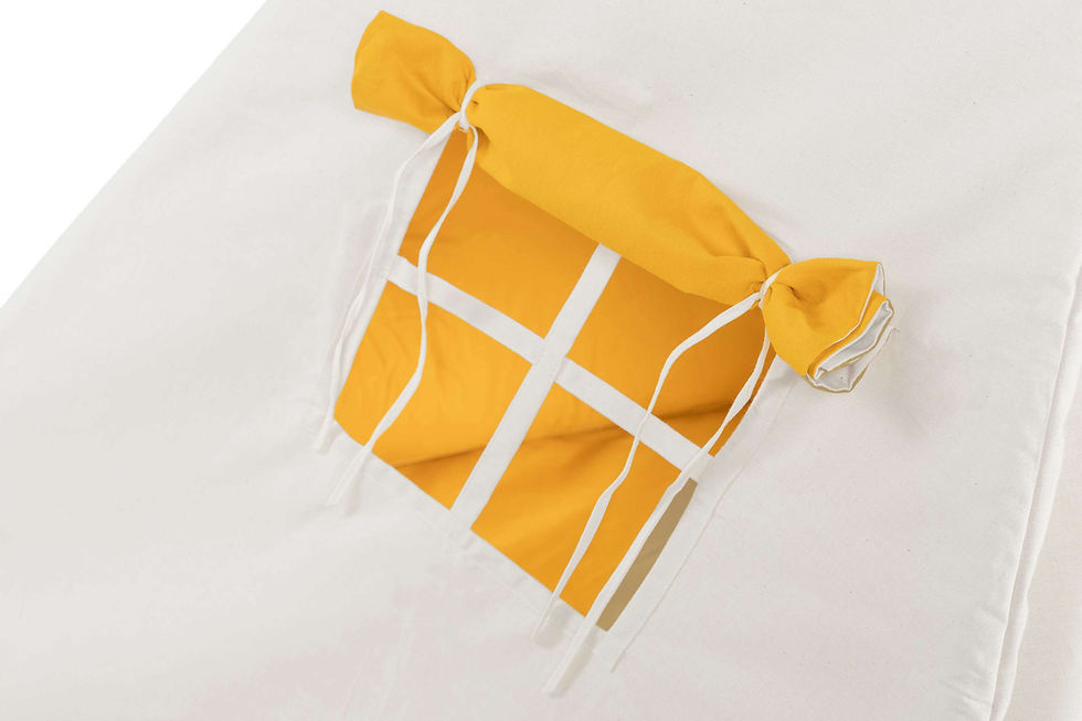 Thumbnail: cream and mustard kids teepee | cream & mustard kids teepee tent | cream baby teepee | teepee tent mustard | cream kids tent